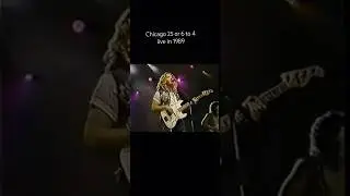 Chicago 25 or 6 to 4 live in 1989 #shorts #chicagotheband #guitar #jasonscheff #80s #rock #chicago