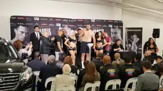 Weigh In - Parker Vs Cojanu - ParkerBOX 2017