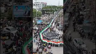 National Flag Rally by St.josephs students #kurnool