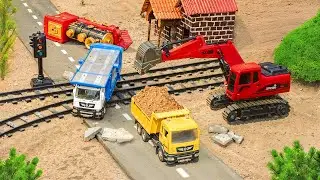 Diy tractor mini Bulldozer to making concrete road | Construction Vehicles, Road Roller