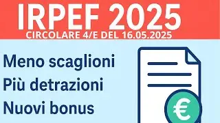 Nuove regole IRPEF 2025 spiegate facile!