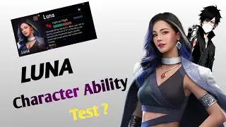 Luna Character Ability Test | How To Use Luna Character Garena Free Fire | Luna Ability