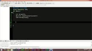 C++ Array Input Output