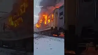Deadly Russian Drone Strike Hits Ukrainian Passenger Train