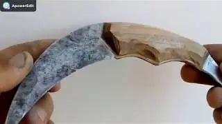 KARAMBIT feita de roçadeira - DIY