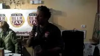 Linus Hall et al at the Rally to Fix The Beer Tax