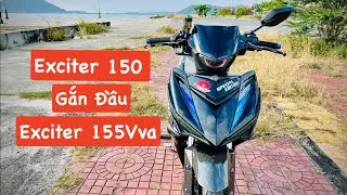 Exciter 150 Gắn D&agrave;n Đầu Exciter 155Vva . #mq78racing #ex150 #ex155