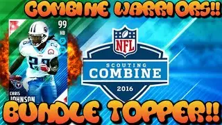Madden 16 Ultimate Team - 99 OVR CJ2K!! 100 Speed!! Combine Warrior Bundle Topper!!!