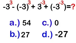 Check Your Maths Level | A Tricky Algebra Problem @mathsmood​