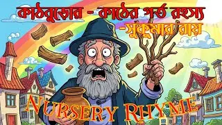 🌟 কাঠবুড়ো &ndash; মজার কাঠের গর্ত রহস্য! 😂🪵 | Sukumar Ray Funny Kids Cartoon Rhyme