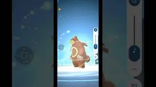 🌕Full Moon Ursaring Evolution #pokemon #pokemongo #ursaring #evolene
