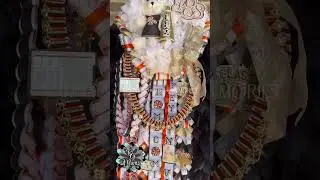 Junior Triple Heart Homecoming Mum with Cheer Bear and Megaphone | HOCO Ideas and Tutorials