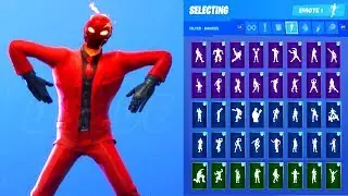 🔥 INFERNO SKIN SHOWCASE WITH ALL FORTNITE DANCES & EMOTES