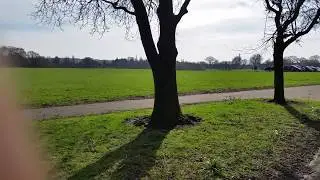 Swanshurst park Birmingham UK New moseley pool pond to car park walk