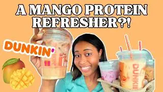 This Protein Drink Actually Doesn't Taste Like Protein #dunkin #healthydrinks