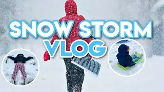 PREPARING FOR A SNOW STORM | SNOW DAY + NO SCHOOL!
