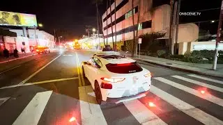 Waymo Vehicle Drives Into Active Fire Scene