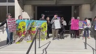 Protesters rally at Jacksonville City Hall, demand mayor speak out against ICE
