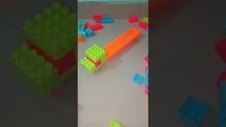Satisfying DIY Blocks Truck | Lego Building Blocks | #buildingblockstoys #shorts