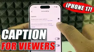 Enable closed captions on instagram reel(viewer) iphone 17!