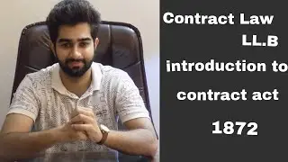 contract law LL.B - urdu/ hindi