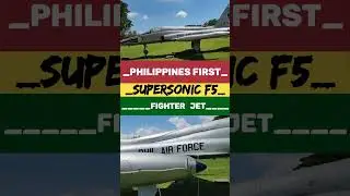 Supersonic Jet Fighter of the Philippines, Retired, Clark Airbase  #shorts #satisfying #jetfighter
