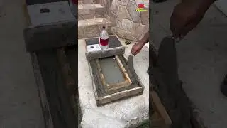 IDEIA GENIAL! 😲 Mini fog&atilde;o a lenha feito de concreto