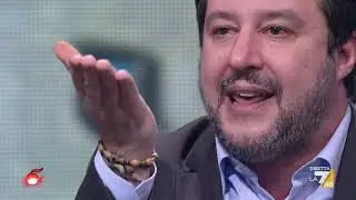 L'intervista integrale di Giovanni Floris a Matteo Salvini: 'Io sono diverso da Conte'