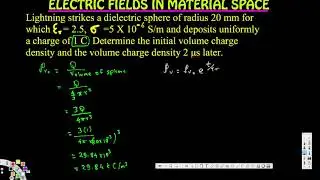 Volume charge density - Electric Field in Material Space - Electromagnetic Field