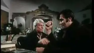 Clint Walker arm wrestles Peter Graves