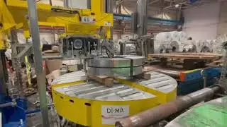 IMC Rotating Table for steel COIL strapping