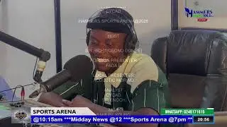 #SPORTS ARENA with SIR RICHIE (OSONO DOMPE) & his Team is  LIVE @HAMMERSRADIO 106.5