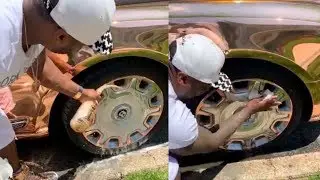 50 Cent UPSETS Fans AFTER washing 2019 Bentley with Champagne (No Commentary)