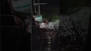 CAUGHT ON VIDEO: Hail from storm in Central Virginia