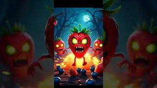 Strawberries zombie #apocalypse #trending #scary #foodcoma