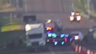 Big rig slams into construction vehicle, closing I-95 in Brevard