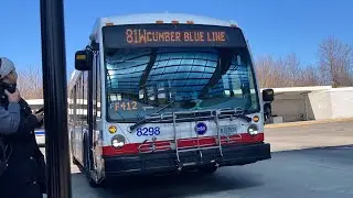 CTA On Board Riding 2016 Nova LFS Bus 8298 on Route 81W West Lawrence to Cumberland Blue Line (WKDY)