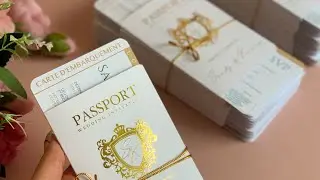 Faire-part fait main 🤚 #invitations #weddinginvitations #weddinginvitationvideo #weddinginvitation