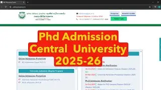 Jamila Miliya Slamia University PhD Notification 2025 | Full Details & Eligibility