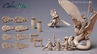 Cobramode 3D Printable Miniatures - May 2025 Patreon Release