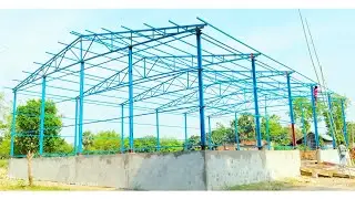 Grill & Furniture is live!. industrial shed design ideas. Roof top ms frame, #construction #shorts