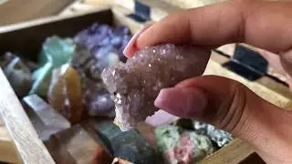 ASMR Crystal Collection (Whispering, Tapping Sounds, & Scratching Sounds)