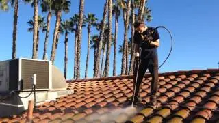 Riverside County Roof Cleaning Services | Jetstream Power Wash - Green Moss Removal (HD 2017)