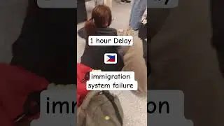 Philippine Immigration System Failure | 1 hour delay #naiaterminal3 #philippines #immigration #delay