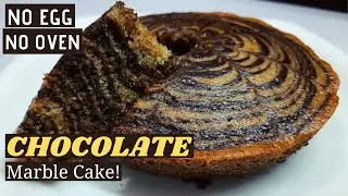 NO EGG | NO OVEN | EASY Chocolate Marble Cake Recipe In Hindi | Rainbow Cake | Neelam Jain Kitchen