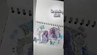 ASMR Journaling // Fairy theme! 🧚 #asmr #journaling #scrapbooking #journalingwithme #fyp #fairy