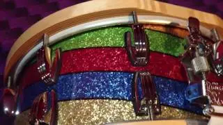 Ludwig Twisted Salesman with Yamaha vintage wood hoops overview
