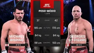 🔥 EA SPORTS UFC 5 - (LENDAS) -  MICHAEL BISPING VS GEORGES ST-PIERRE🔥 #ufc #ufc5 #ps5 #UFC5PS5