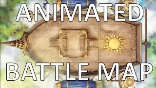 Animated Battle Map for D&D - Airship by Domille's Wondrous Works