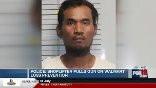 Shoplifter pulls gun on Walmart loss prevention officer